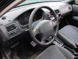 1998 HONDA CIVIC EX 2DR BLACK 1.6L VTEC AT Z17519